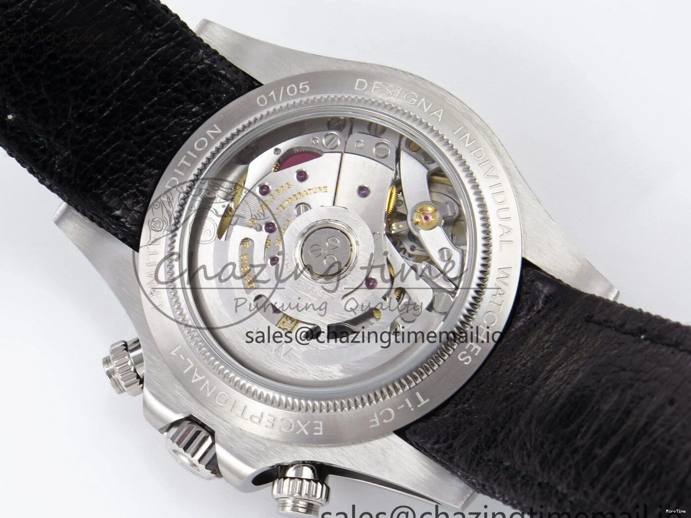 MiroTime 0321 Daytona EXCEPTIONAL-1 DIWF Best Edition Gray Dial on Black Nylon Strap SH Vibrant 1010